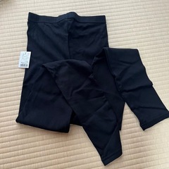 【新品タグ付き】レギンス｜レディース｜ブラック｜1000円相当