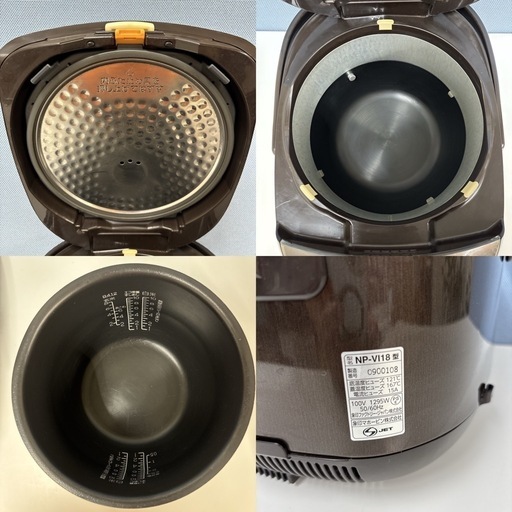 I393 ? 大容量！ ZOJIRUSHI 10合 IH炊飯ジャー ⭐ 動作確認済 