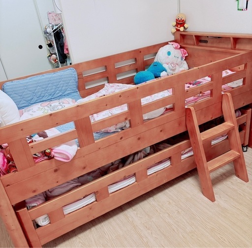 親子ベッド　2段ベッド　収納ベッド