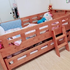 親子ベッド　2段ベッド　収納ベッド