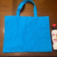 KOME KARA PAN コメからパン スカイブルー トートバッグの画像