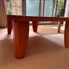 木製テーブル 折りたたみ可の画像