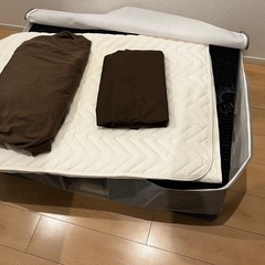 【GOKUMIN】シングル三つ折りマットレス　　の画像