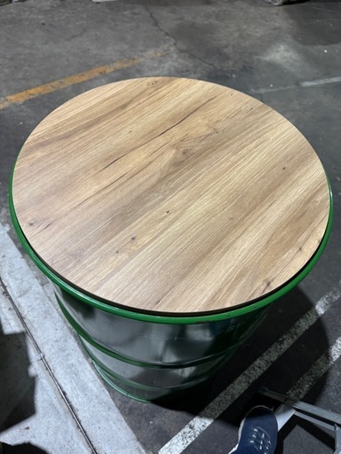 ドラム缶の天板・机