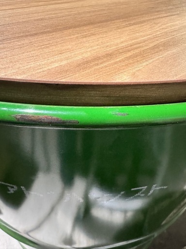ドラム缶の天板・机