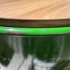 ドラム缶の天板・机の画像