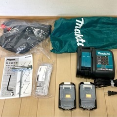 【未使用保証付き】マキタ(Makita) 充電式草刈機 18V3Ah バッテリ×2・充電器付 MUR190SDSFの画像