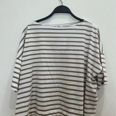 しまむら　chocoさんコラボ　ボーダーTシャツの画像