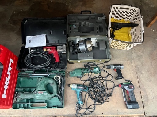 激安！工具まとめ売り！ヒルティ　Panasonic MAX ボッシュ　取り扱い商品は概要欄で！