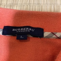 Burberry🔴首ものチェック半袖シャツLサイズの画像