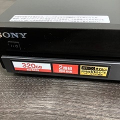 SONY Blu-ray DISC&DVDレコーダーの画像