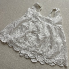 ホワイト刺繍キャミソールの画像