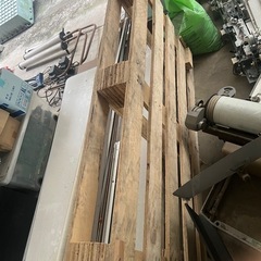 プラ杭　鉄屑　測量　プリンター　フォークリフトパレットの画像