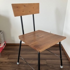 アンティーク風　ダイニングテーブル・チェア2脚セット　 の画像