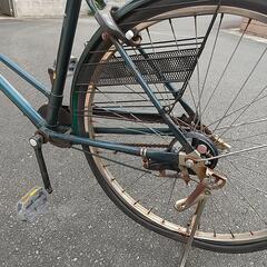 レトロ自転車　希少　26インチ　ビンテージ　丸石サイクル　1988年初代ふらっか～ず　ママチャリの画像