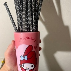 マイメロコップとストロー