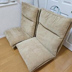 1人用ソファ　リクライニングの画像