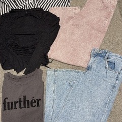 GUデニムGORGEデニムなどレディース服今期7着まとめ売り800円