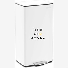ゴミ箱❣️40L ダストボックス ステンレス ふた付き おしゃれ...