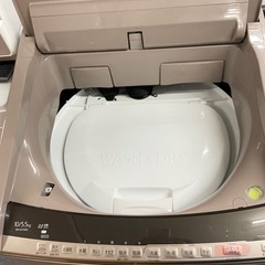 北九州市内配送無料　保証付き BW-DV100C 縦型洗濯乾燥機 ビートウォッシュ シャンパン [洗濯10.0kg /乾燥5.5kg /ヒーター乾燥 の画像