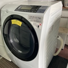 北九州市内配送無料　保証付き 日立 HITACHI ビッグドラム ななめ型ドラム式洗濯乾燥機（11.0kg） 左開き ライトベージュ BD-S8800Lの画像
