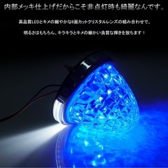トラック用 LEDサイドマーカ12V24V ダウンライト 2個set ホワイトの画像
