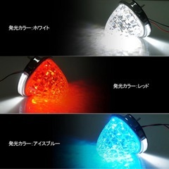 トラック用 LEDサイドマーカ12V24V ダウンライト 2個set ホワイトの画像