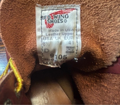 レッドウィング 9105 Dワイズ US8 1/2 26.5cm