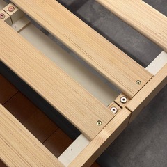 【タンスのゲン
】ベッドフレーム/セミダブルの画像