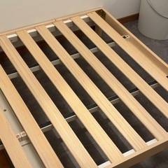 【タンスのゲン
】ベッドフレーム/セミダブルの画像