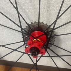 Mavic Ksyrium Elite UST 2019 ホイール 赤ハブの画像