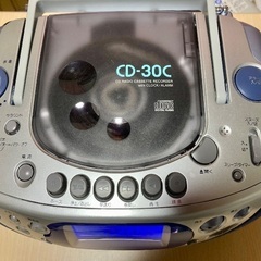 CASIO　CD-30C　CDカセットプレーヤーの画像