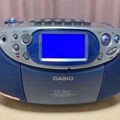 CASIO　CD-30C　CDカセットプレーヤーの画像