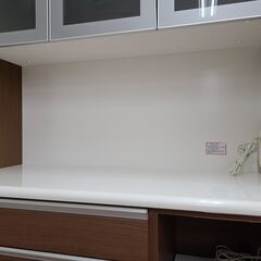 J9709　NITORI　ニトリ　キッチンボード　CLAUDE-120KB-MBR　ミドルブラウン　クリーニング済み【リユースのサカイ柏店】の画像