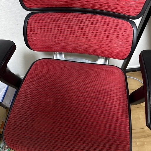 エルゴヒューマン ベーシック オフィスチェア レッド 都内配送可能 