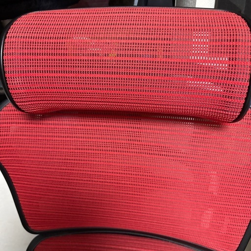 エルゴヒューマン ベーシック オフィスチェア レッド 都内配送可能 