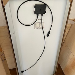 【新品同様】単結晶ソーラーパネル 100W DL-100PW｜アウトドアや防災に！の画像