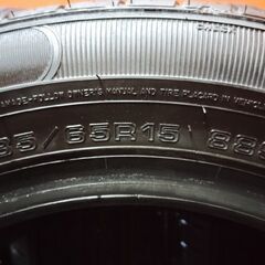 GOODYEAR GT-Eco Stage 185/65R15 15インチ 夏タイヤ 4本 22年製 バリ溝 シエンタ ノート フリード デミオ アクア等　(VTP168)の画像