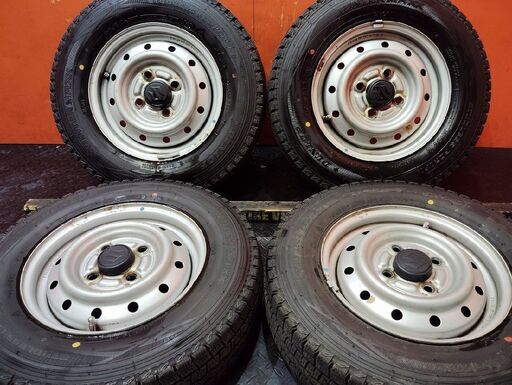 DUNLOP SV01 145R12 6PR LT スタッドレス【スズキ 純正ホイール 12