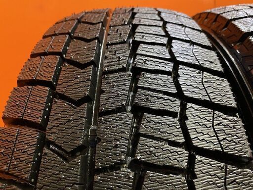 タイヤほぼ未使用【DUNLOP WM02 175/60R16】スタッドレス【トヨタ ラクティス 純正ホイール 16インチ 5.5J5HPCD100】24年製 　(KTG270)