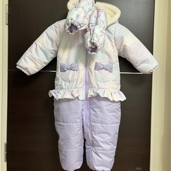 アカチャンホンポ スノージャンバー 95cm  足カバー セット
