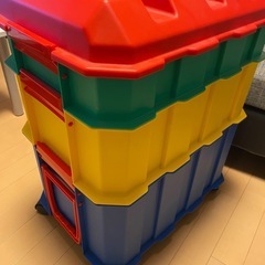 LEGO風収納ボックスキャスター取り外し可