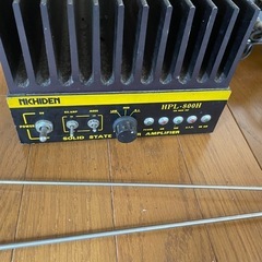 【ジャンク】NICHIDEN HPL-800H リニアアンプ｜無線・パーツ取り・レストア用に！の画像