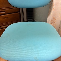 青色 丸椅子の画像