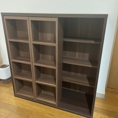 スライド式本棚　　の画像