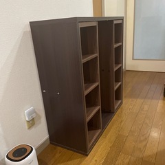 スライド式本棚　　の画像