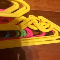 数回使用　子供ハンガーまとめての画像