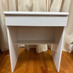 机  デスク コンパクト 白