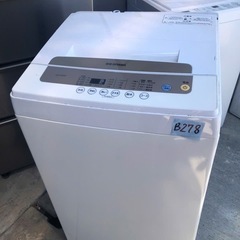 NO B278 🌈福岡市内配送設置無料✨🌈洗濯機 一人暮らし 5kg 全自動 アイリスオーヤマ 全自動洗濯機 IAW-T502EN 送料無料 5.0kg ひとり暮らし 単身 部屋干し 1人 2人 の画像