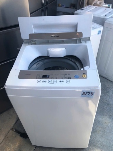 NO B278 ?福岡市内配送設置無料✨?洗濯機 一人暮らし 5kg 全自動 アイリスオーヤマ 全自動洗濯機 IAW-T502EN 送